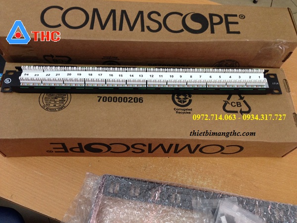 Patch Panel amp commscope cat6 